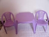 table and 2 chairs small folding table